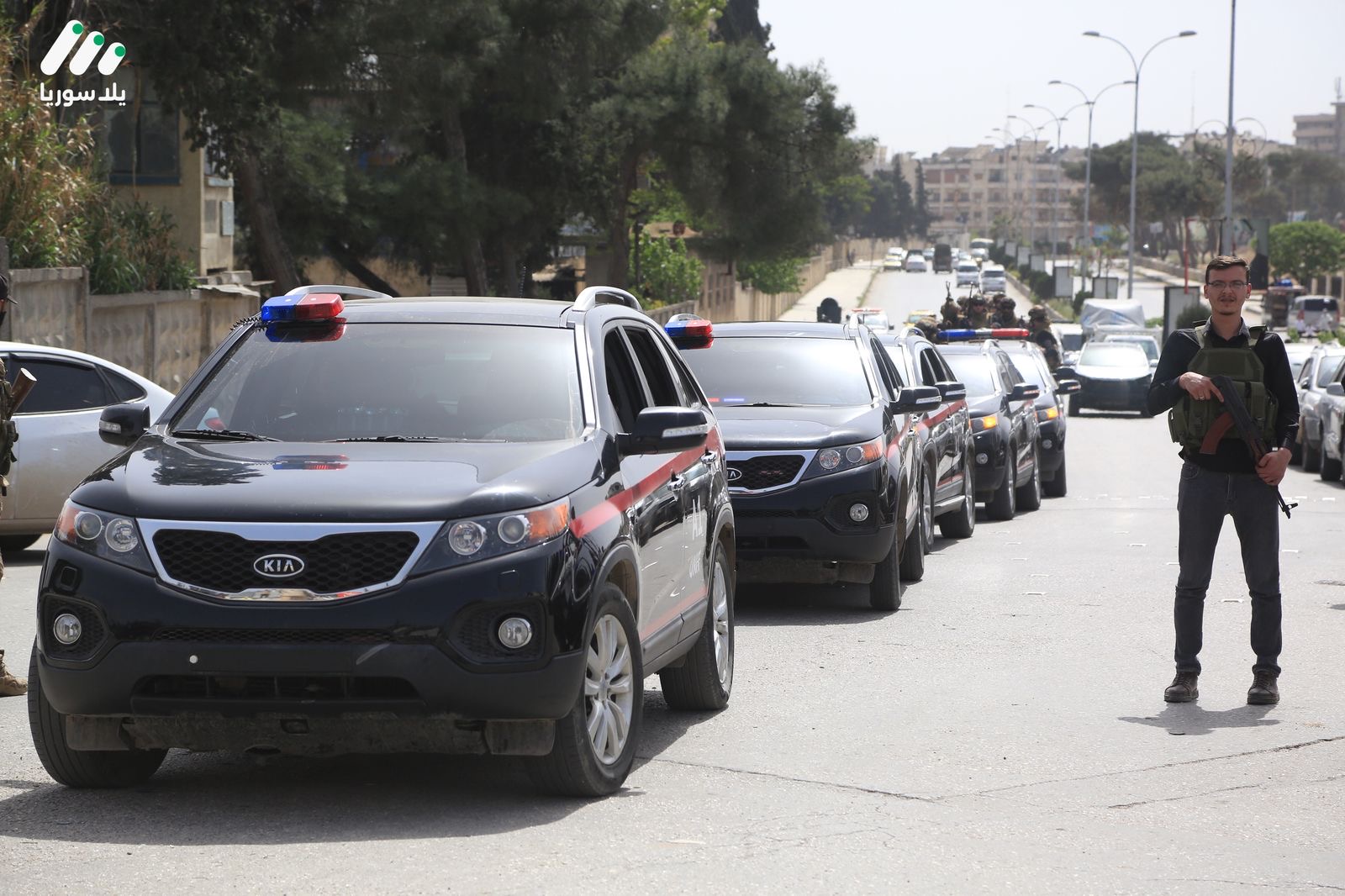 هذه الصورة تخص خبر خروج الدفعة الثانية من مقاتلي &#8220;قسد&#8221; من حلب باتجاه منبج