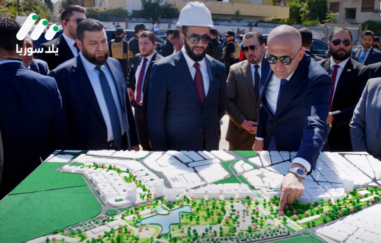 هذه الصورة تخص خبر الرئيس الشرع يزور حمص ويضع حجر الأساس لعدد من المشاريع